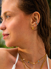 Graceful Dome Small Ohrringe Gold
