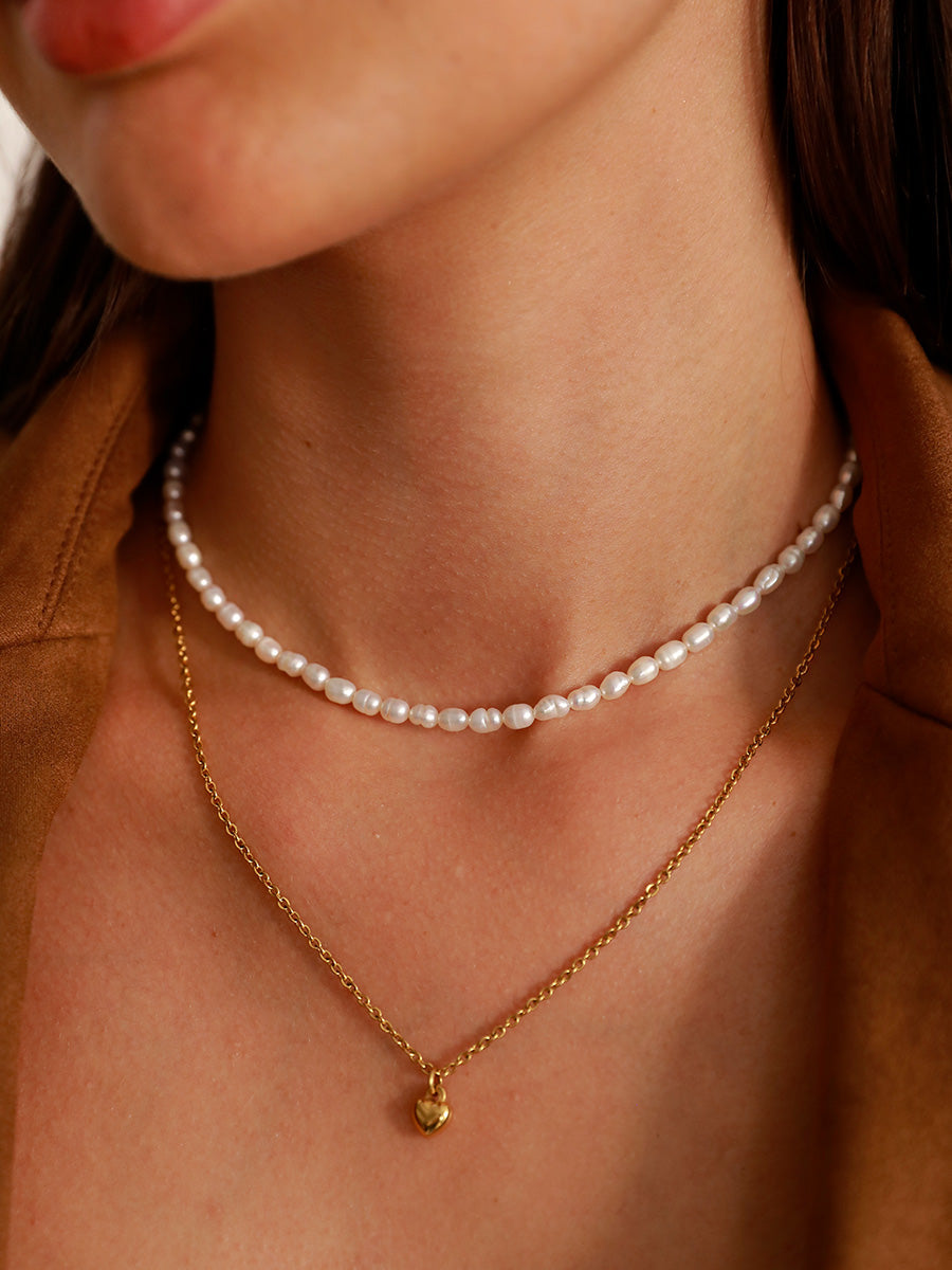 Bold heart Kette Gold