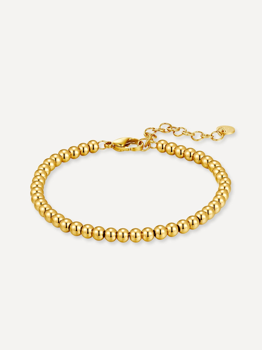 Bead Ball ARMBAND Gold