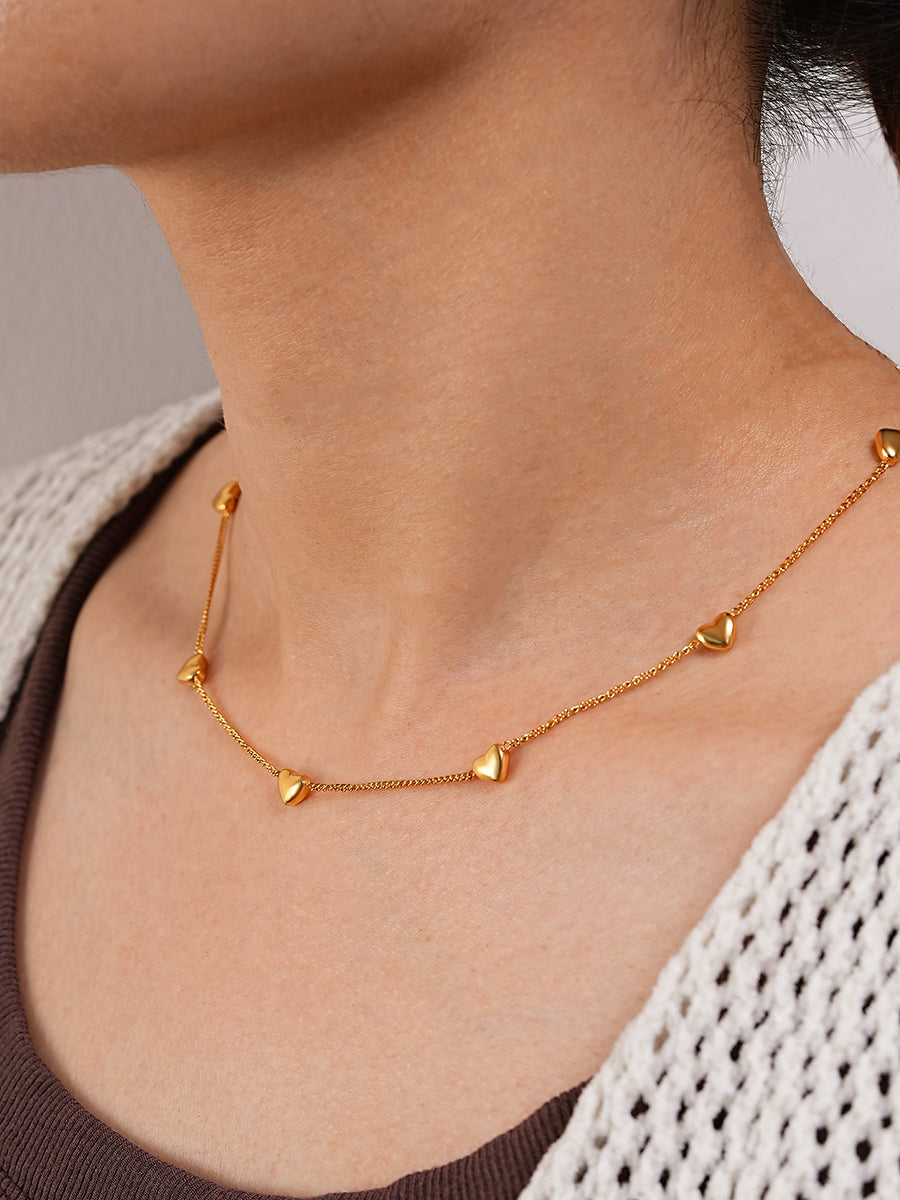 Heart Transmission Kette Silber
