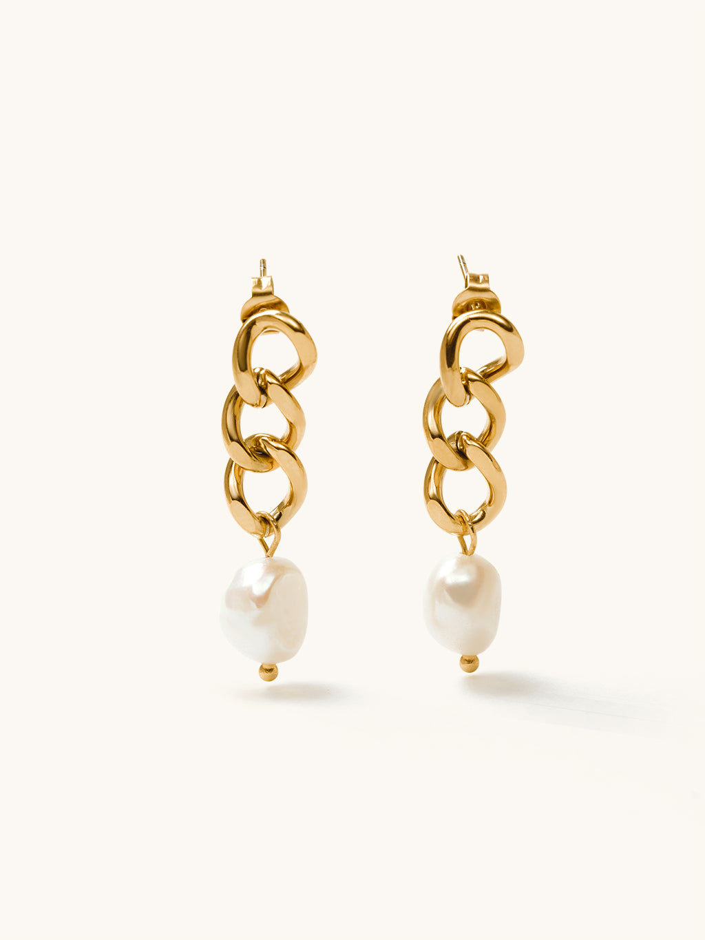 Revival Pearl Ohrringe Gold