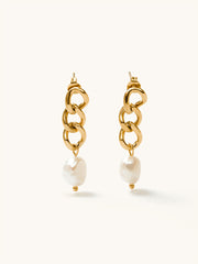 Revival Pearl Ohrringe Gold