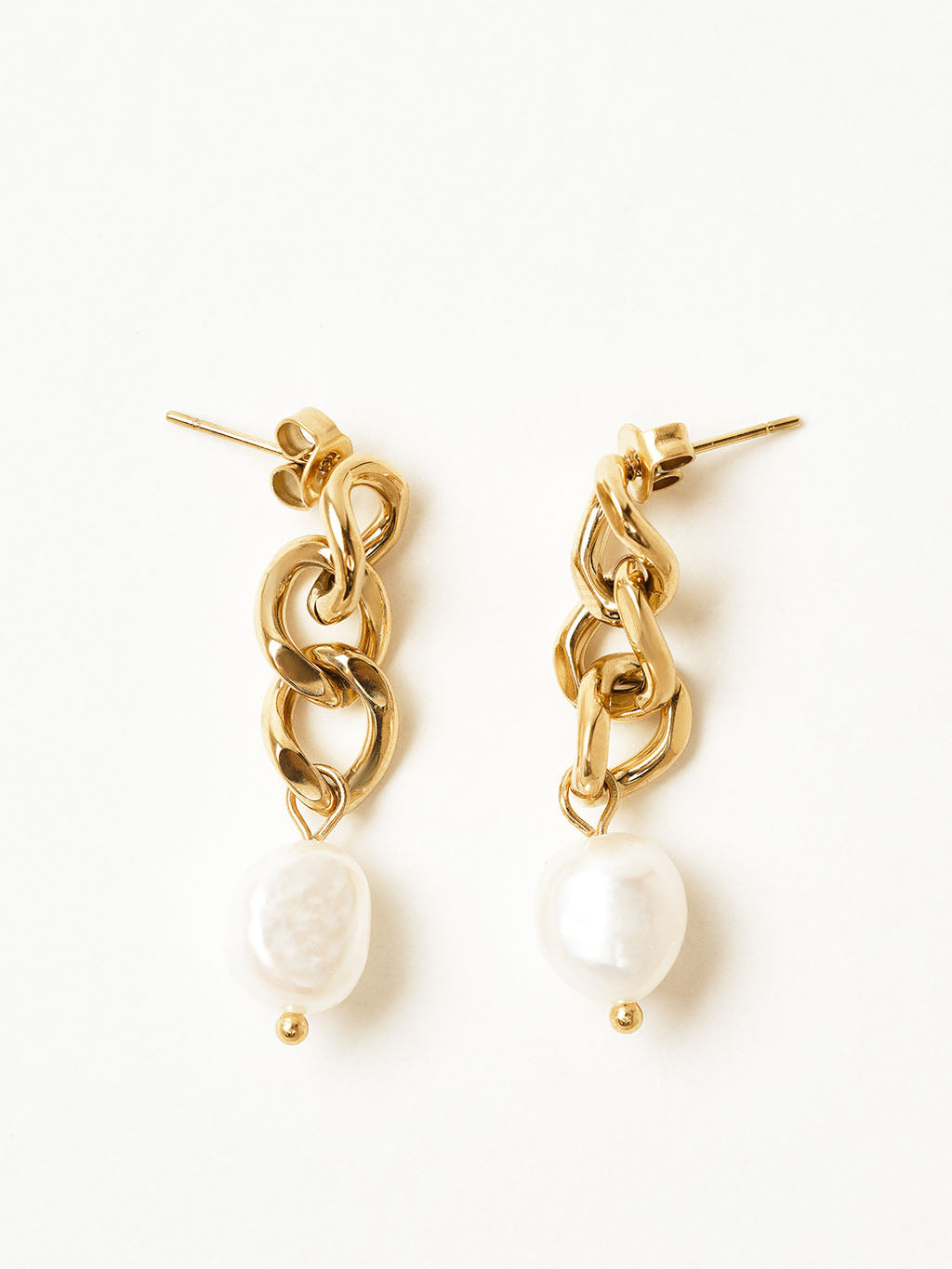 Revival Pearl Ohrringe Gold