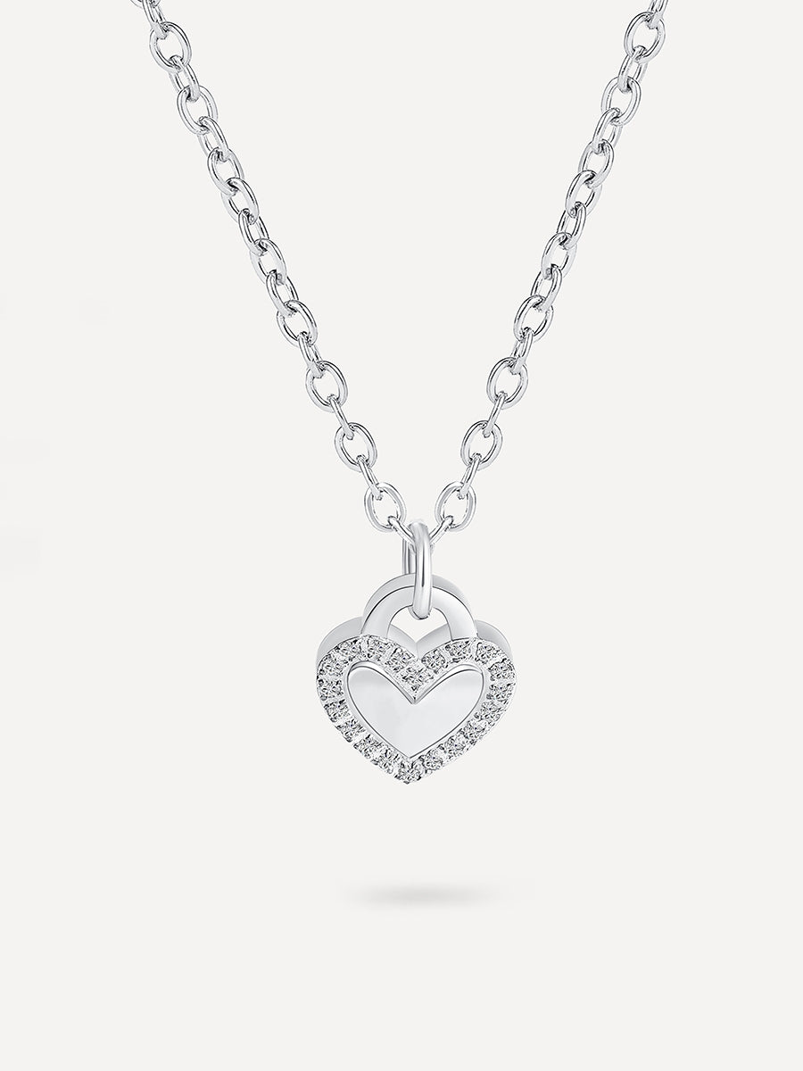 Shining Heart Kette Silber