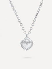 Shining Heart Kette Silber