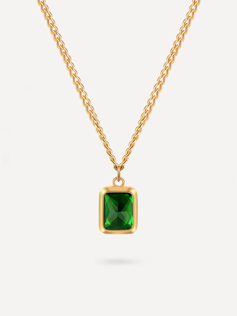 Retro Green Kette Gold