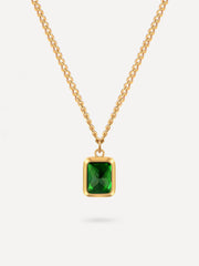 Retro Green Kette Gold