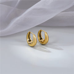 Minimalist Flowing Line Earrings