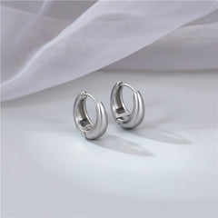Minimalist Flowing Line Earrings