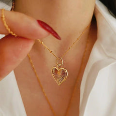 Love Heart Kette Gold
