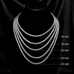 8mm Moissanite Tennis Chain - ViViGleam
