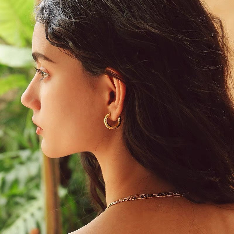 Minimalist Multicolor Casual Earrings