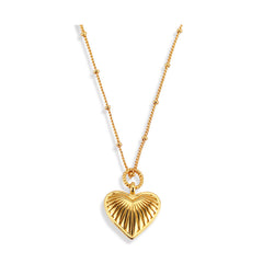 Love Heart Kette Gold