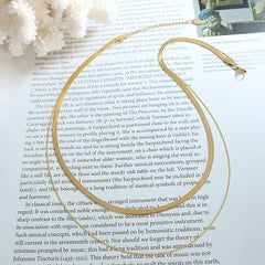 Flat n Round Kette Gold