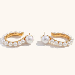Vintage Statement Pearl Earrings