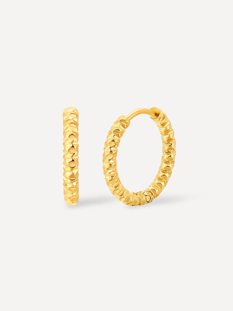 Spark Hoop Ohrringe Gold
