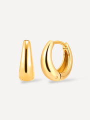 Graceful Dome Small Ohrringe Gold
