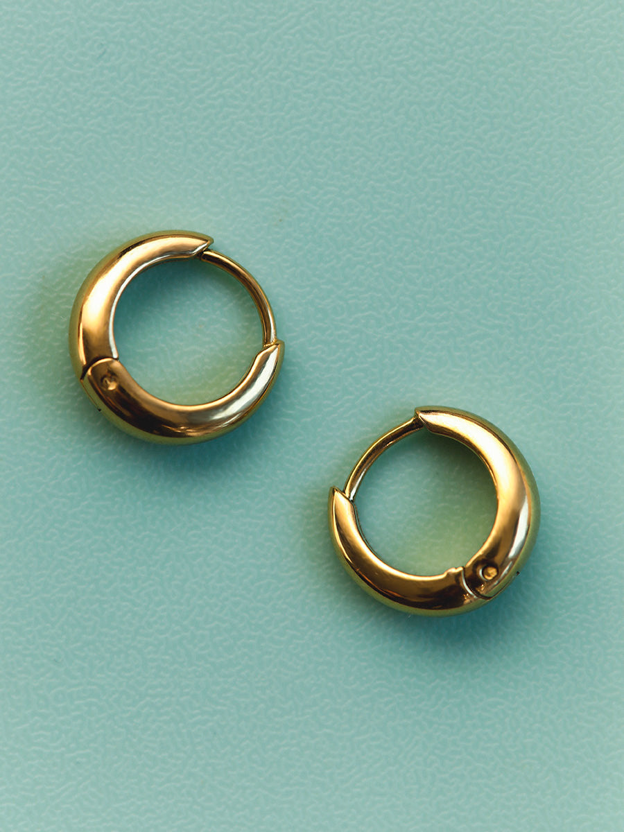 Graceful Dome Small Ohrringe Gold