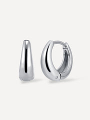 Graceful Dome Small Ohrringe Silber