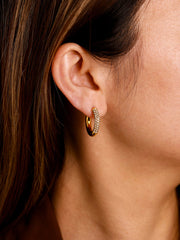 Twinkle Split Ohrringe Gold