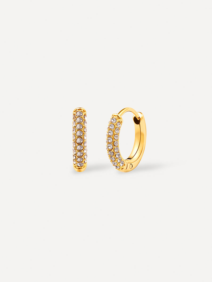 Twinkle Split Ohrringe M Gold