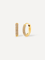 Twinkle Split Ohrringe M Gold