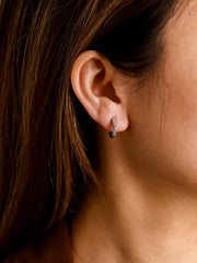 Twinkle Split Ohrringe M Silber