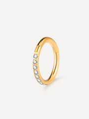 CRYSTALIZED SHINE Titan Piercing Gold