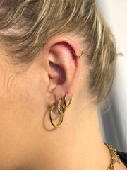Simple Heart Titan Piercing Gold