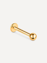 Simple Ball Titan Piercing Gold