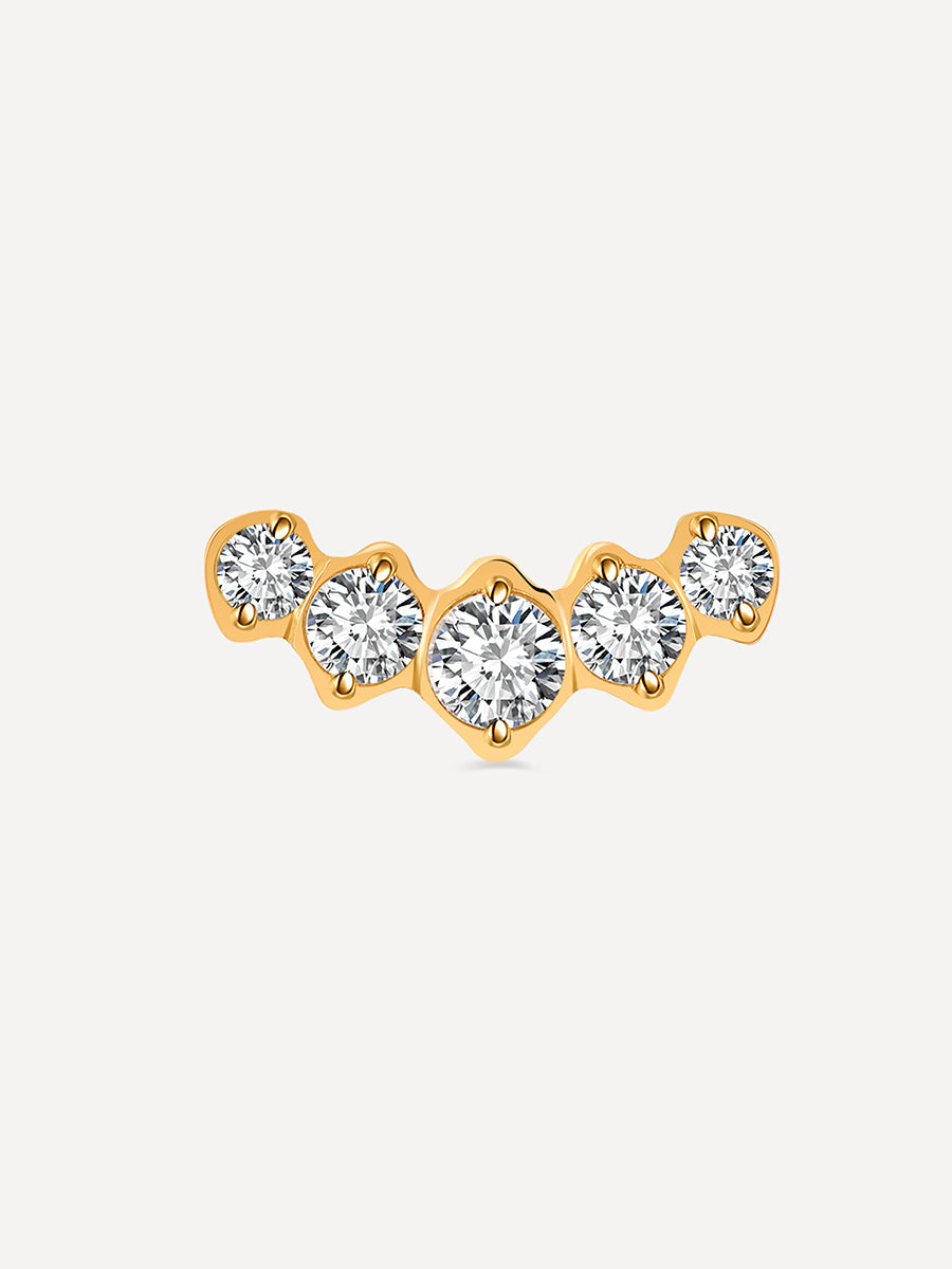 Moon Shine Titan Piercing Gold