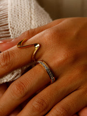Hyper Space Ring Gold