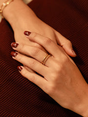 Twilight Beads Ring Gold