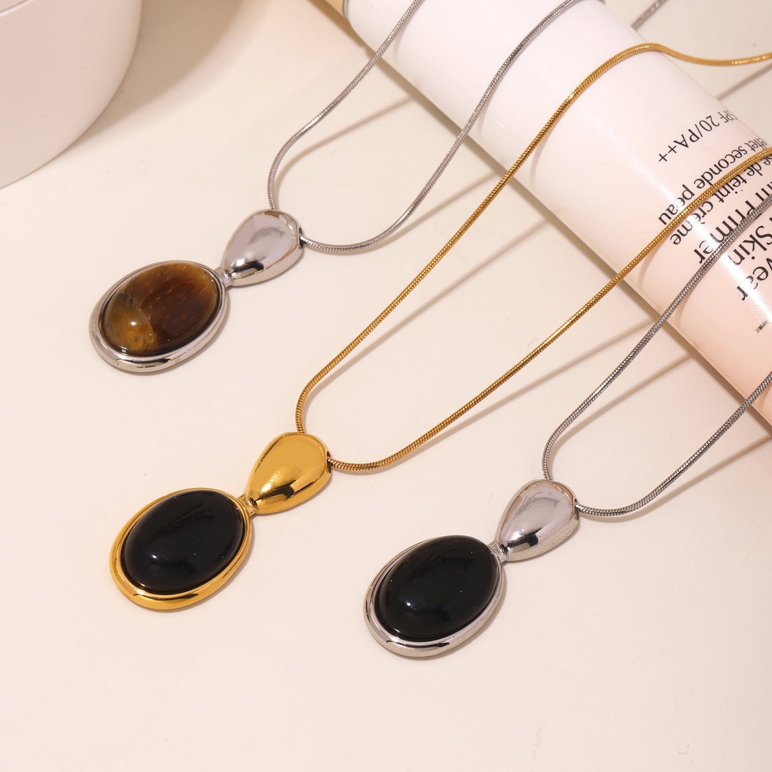 Tigerauge Lange Kette