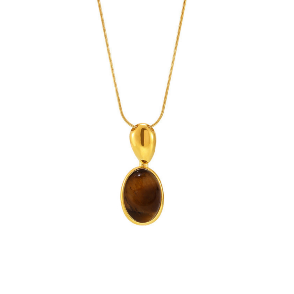 Tigerauge Lange Kette