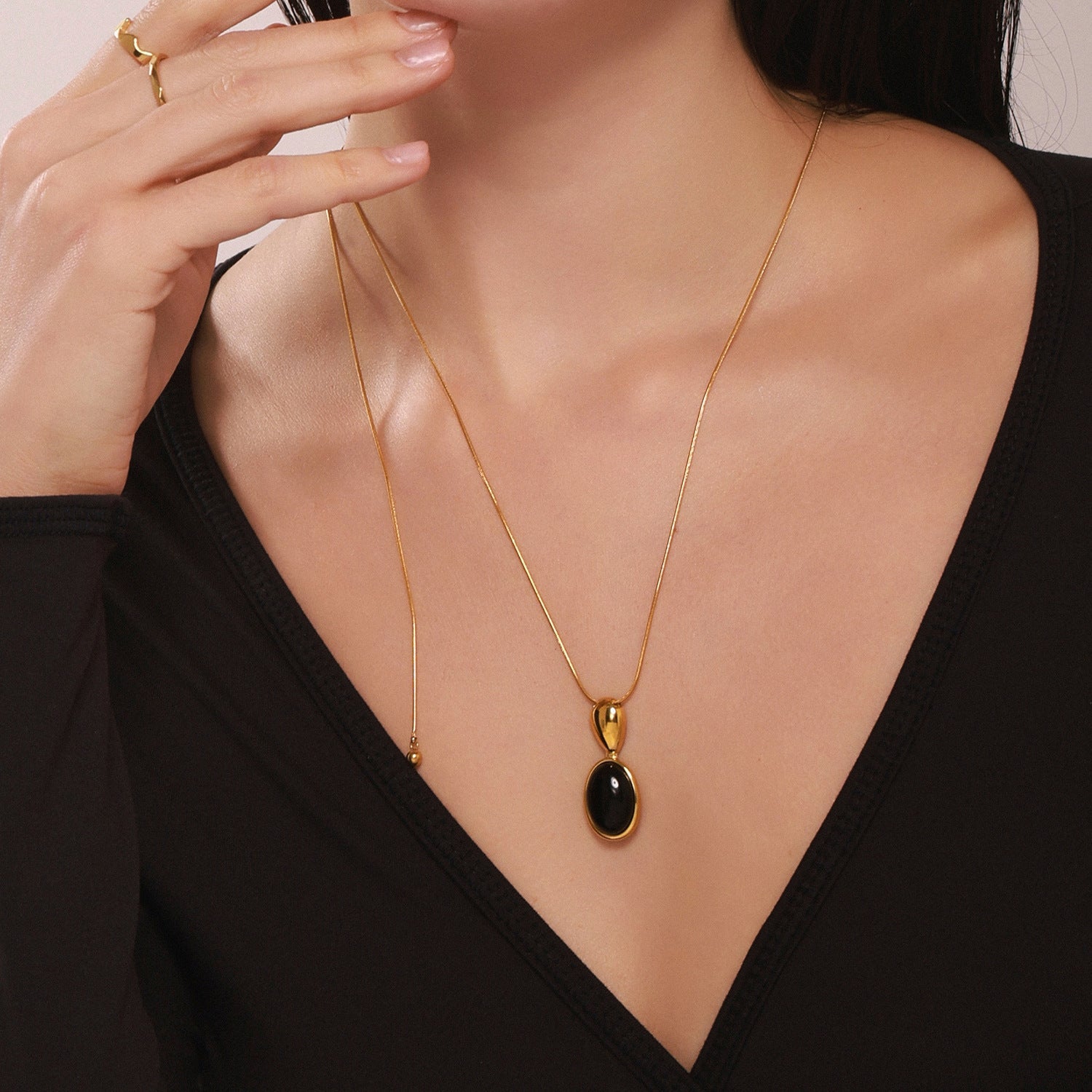 Tigerauge Lange Kette