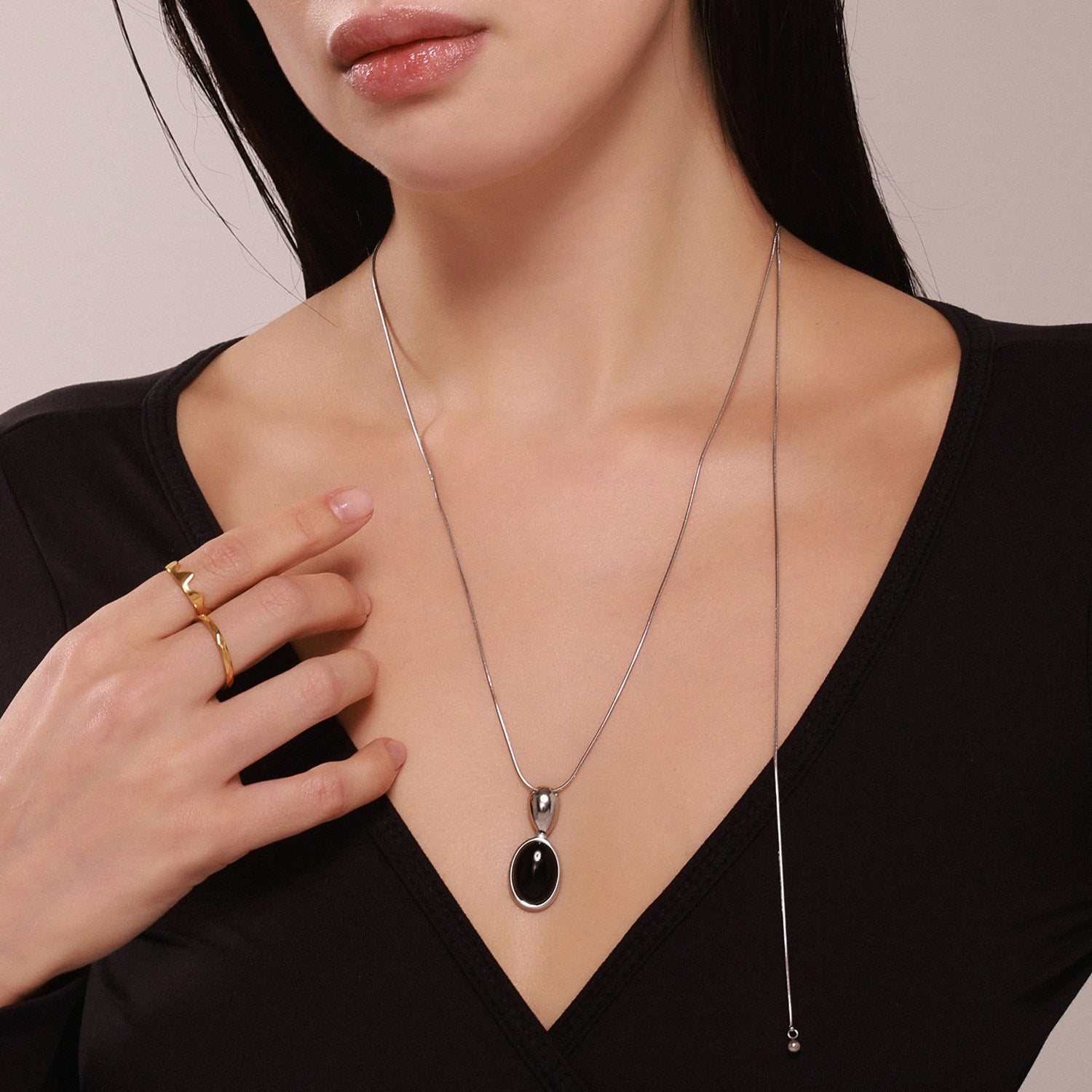 Tigerauge Lange Kette
