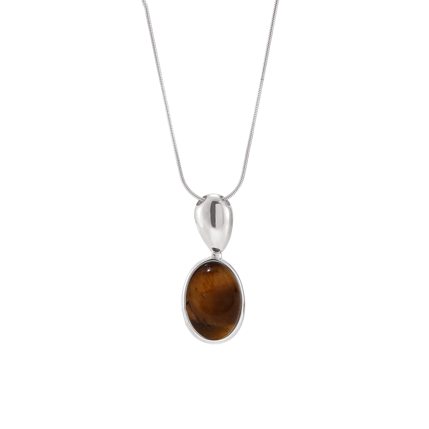 Tigerauge Lange Kette