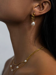 Revival Pearl Ohrringe Gold