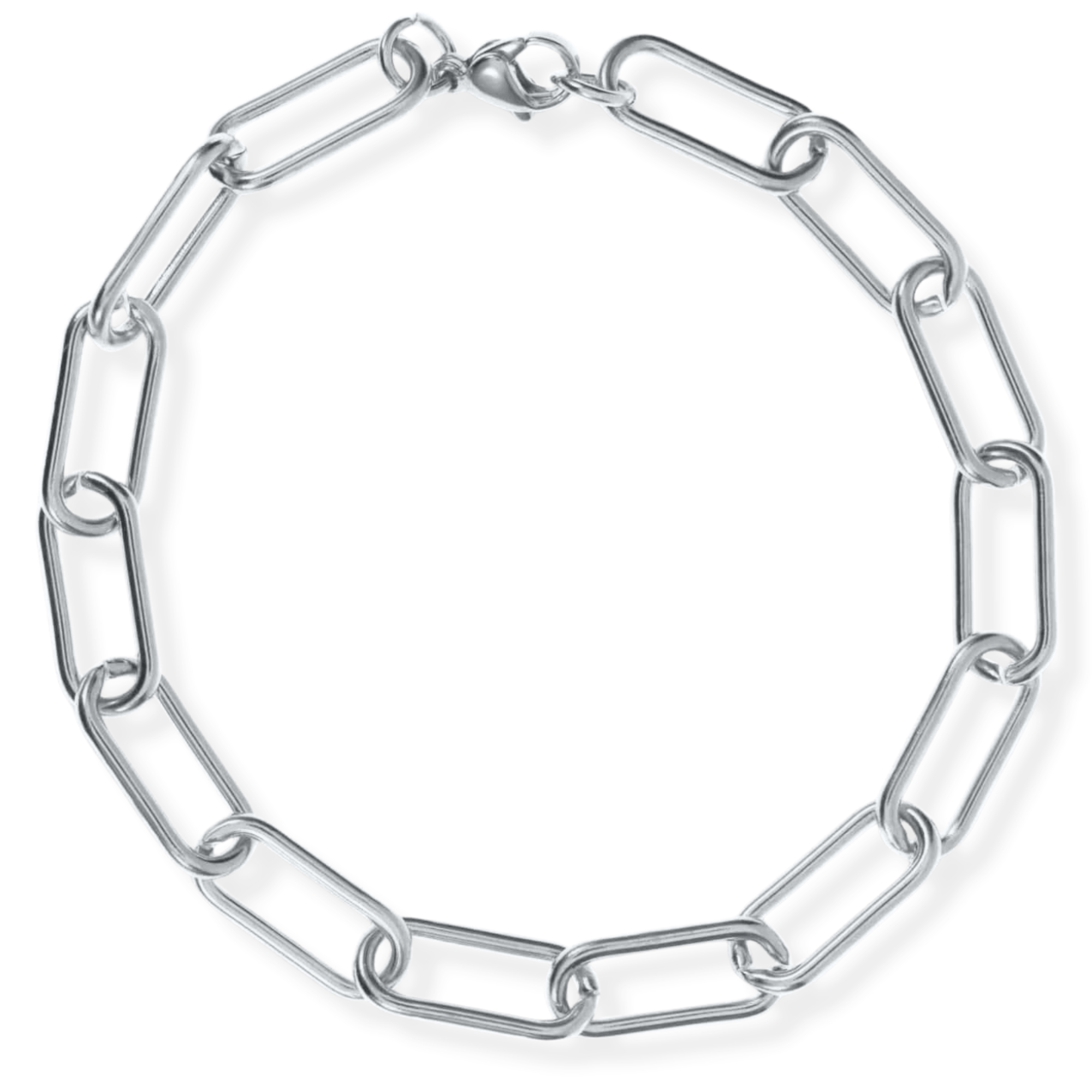 Carla Paper Clip Chain Armbander