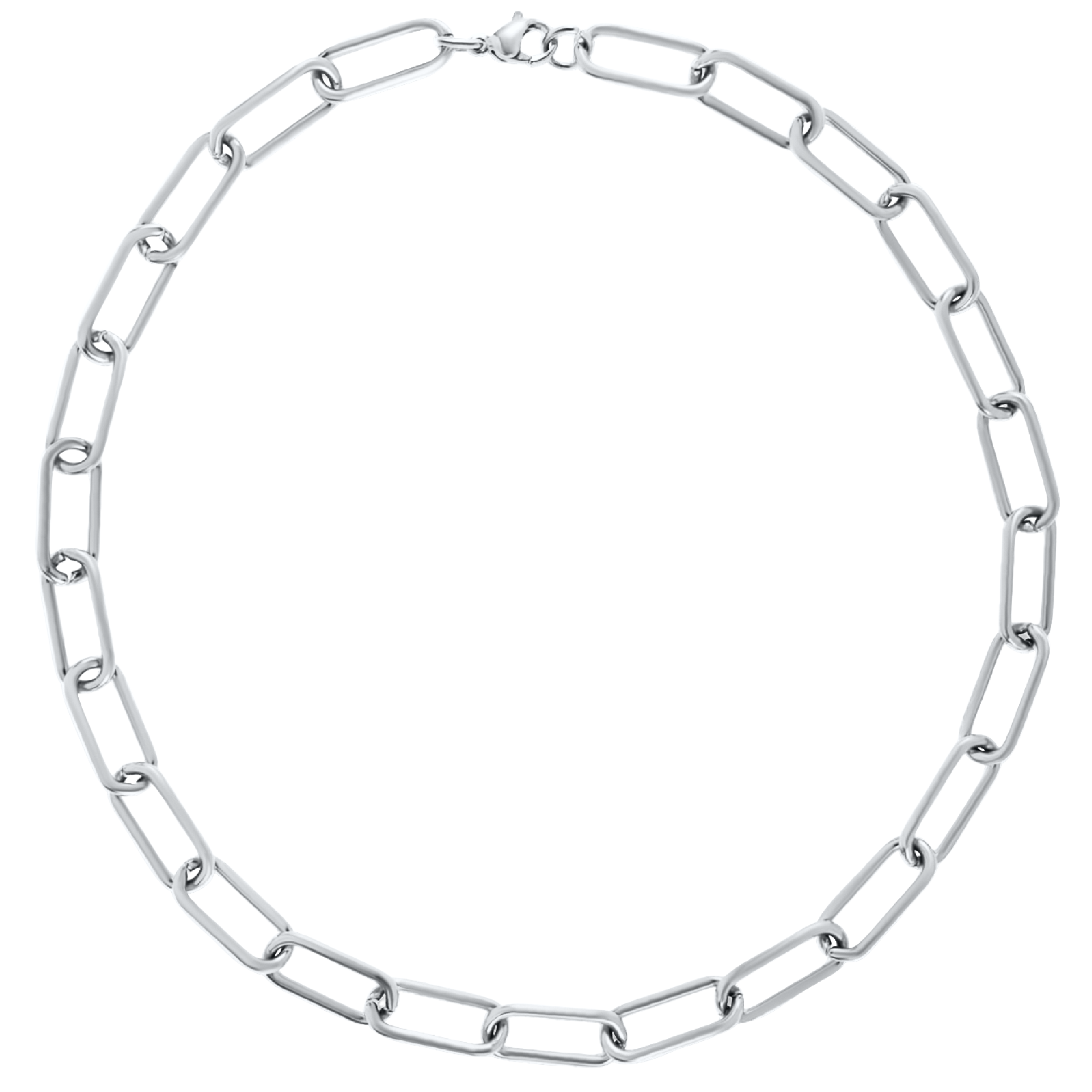 Carla Paper Clip Chain Kette Gold
