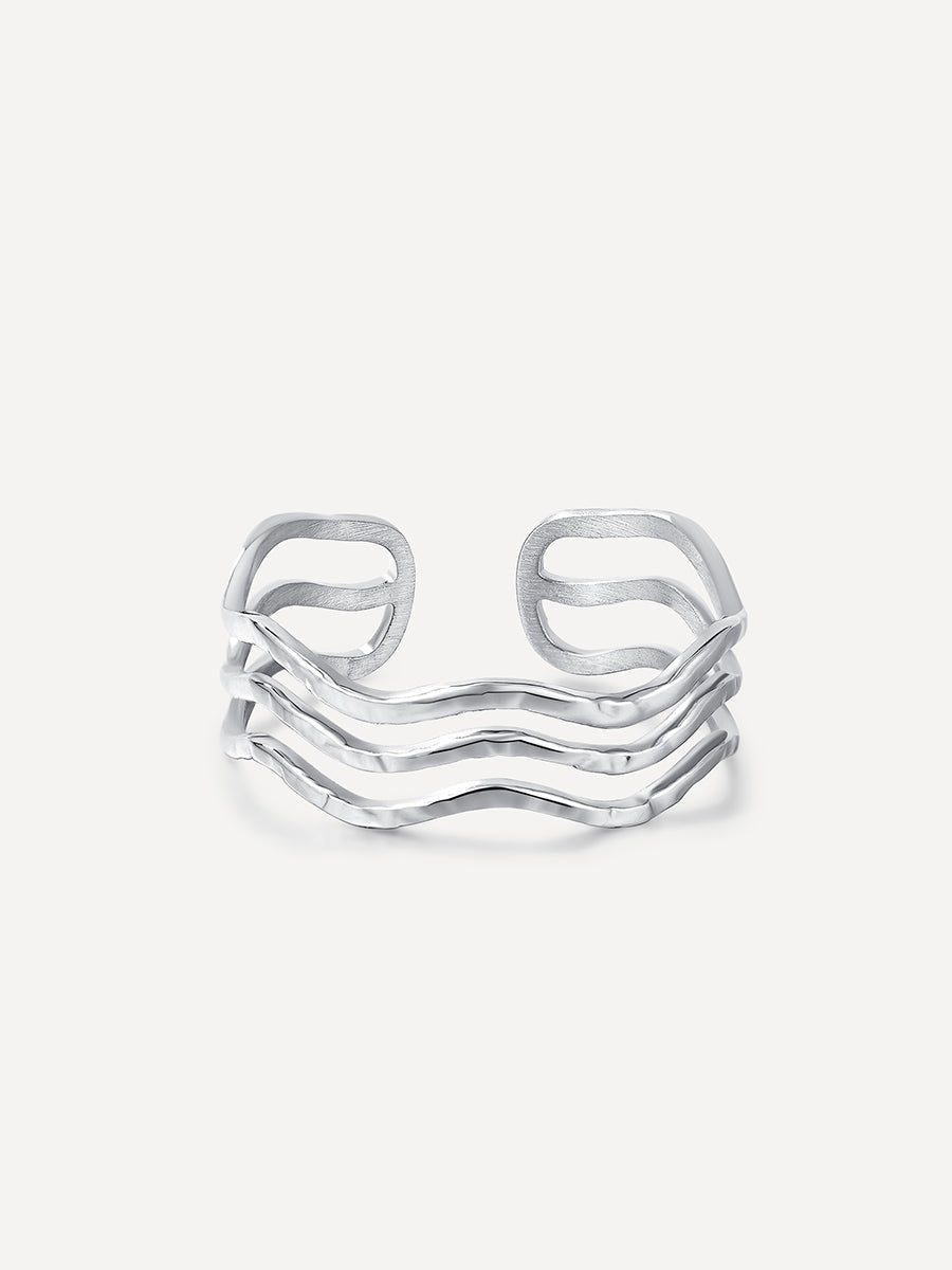 Cheery Wave Ring Silber-Shopicrush