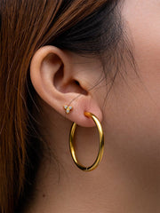 Classic Hoop OHRRINGE Silber-Shopicrush