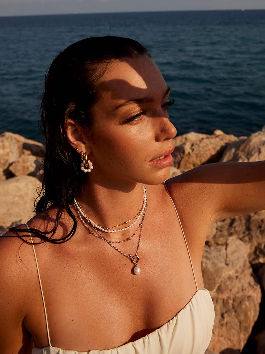 Classic Pearls Kette Gold-Shopicrush