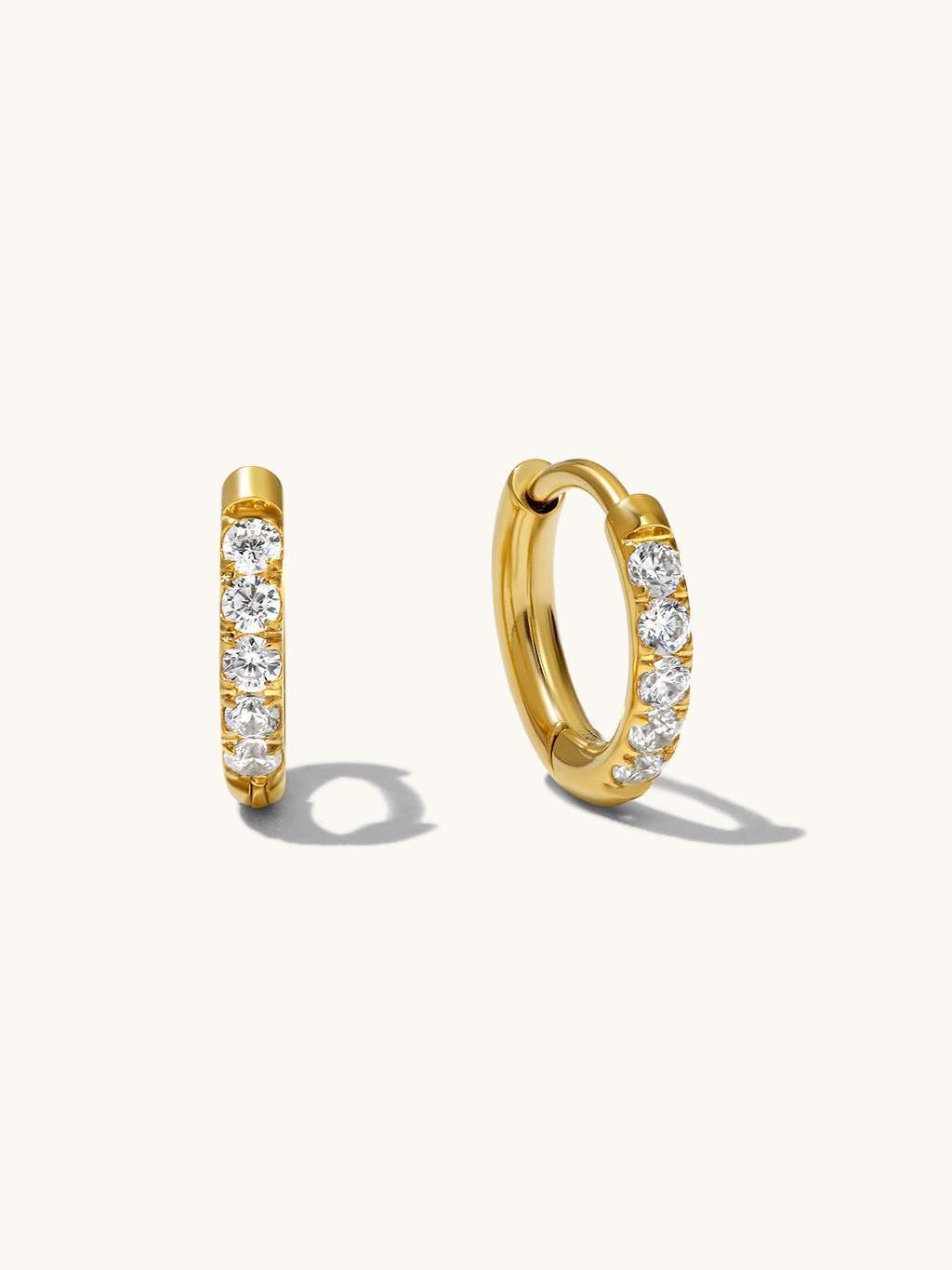 CRYSTALIZED SHINE HOOP SMALL Ohrringe - icrush - schmuck