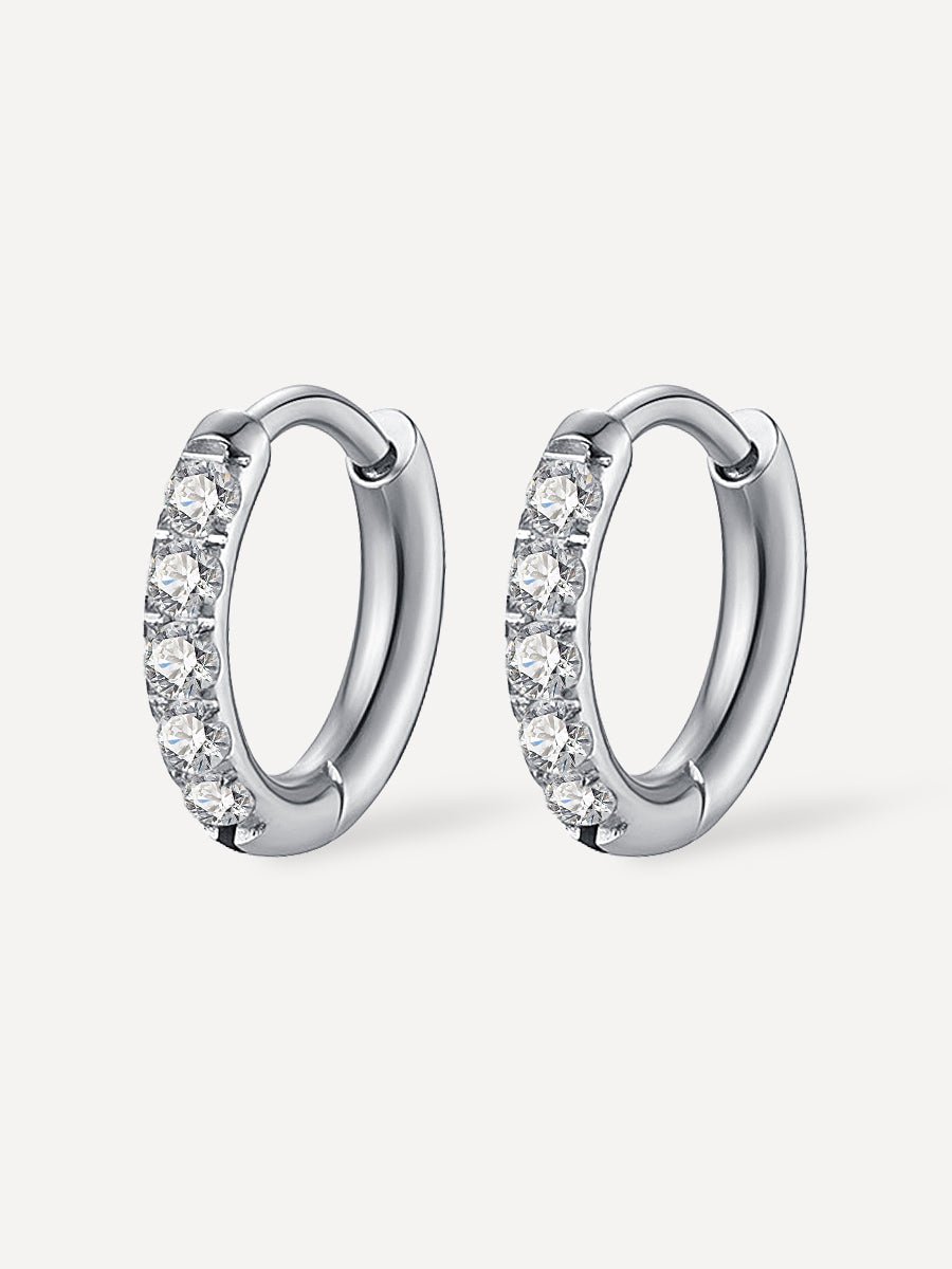 CRYSTALIZED SHINE HOOP SMALL Ohrringe - icrush - schmuck
