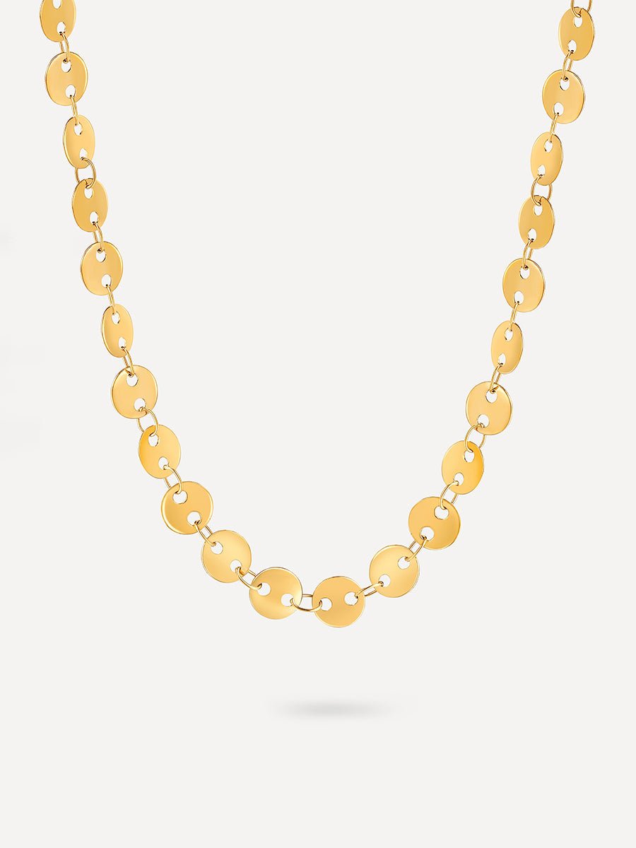 Disk Connect Kette Gold-Shopicrush