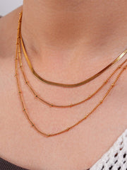 Double Gentleness Kette Silber-Shopicrush