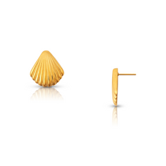 Libby Shell Ohrringe Gold