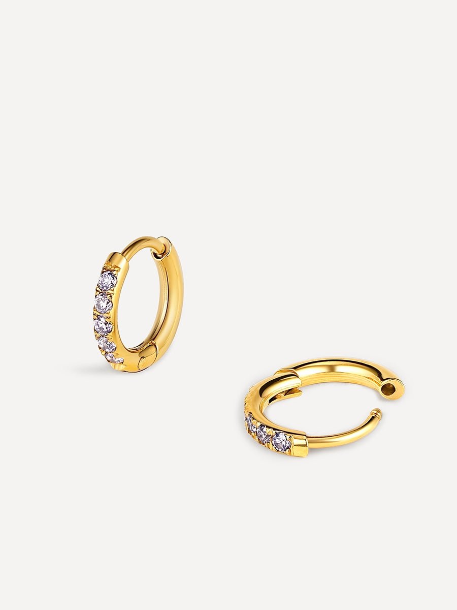 Everlasting Courage Small OHRRINGE GOLD-Shopicrush